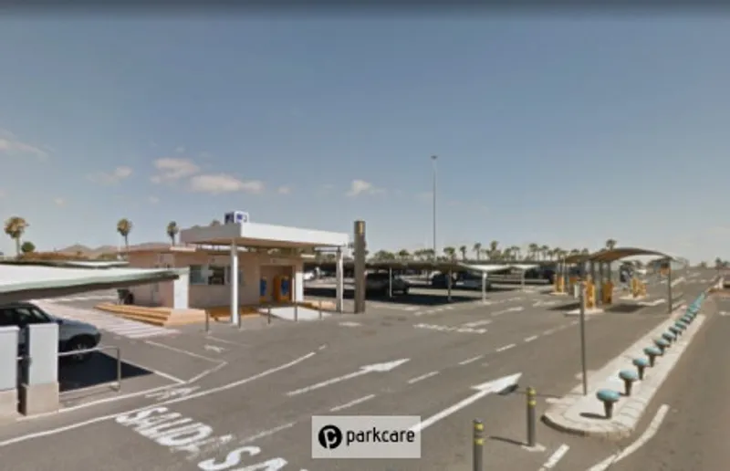 Ingreso al Parking Aeropuerto Fuerteventura P1